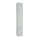 W930-P Elite Double Door Padlock Locker Grey - JD Catering Equipment Solutions Ltd