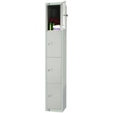 W932-C Elite Four Door Camlock Locker Grey
