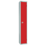 W949-C Elite Single Door Camlock Locker Red