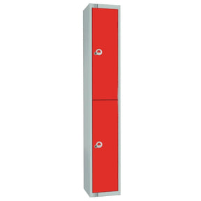 W950-P Elite Double Door Padlock Locker Red - JD Catering Equipment Solutions Ltd