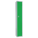 W954-CL Elite Single Door Manual Combination Locker Locker Green