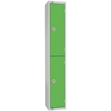 W955-CL Elite Double Door Manual Combination Locker Locker Green
