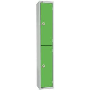 W955-CL Elite Double Door Manual Combination Locker Locker Green - JD Catering Equipment Solutions Ltd