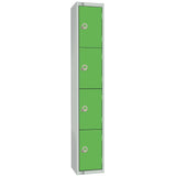 W957-CL Elite Four Door Manual Combination Locker Locker Green