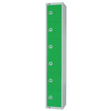 W958-CL Elite Six Door Manual Combination Locker Locker Green