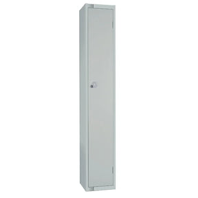 W959-CL Elite Single Door Manual Combination Locker Locker Grey - JD Catering Equipment Solutions Ltd