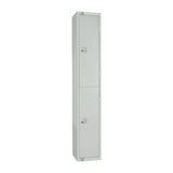 W960-C Elite Double Door Camlock Locker Grey