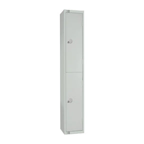 W960-CLS Elite Double Door Manual Combination Locker Locker Grey with Sloping Top - JD Catering Equipment Solutions Ltd