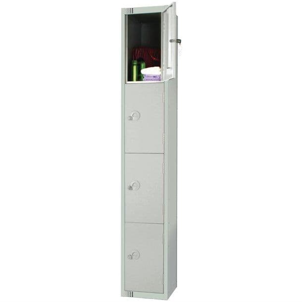 W962-C Elite Four Door Camlock Locker Grey