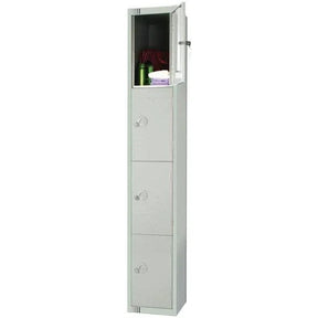 W962-C Elite Four Door Camlock Locker Grey - JD Catering Equipment Solutions Ltd