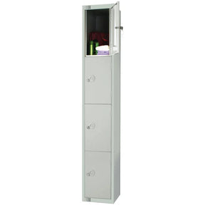 W962-CL Elite Four Door Manual Combination Locker Locker Grey - JD Catering Equipment Solutions Ltd