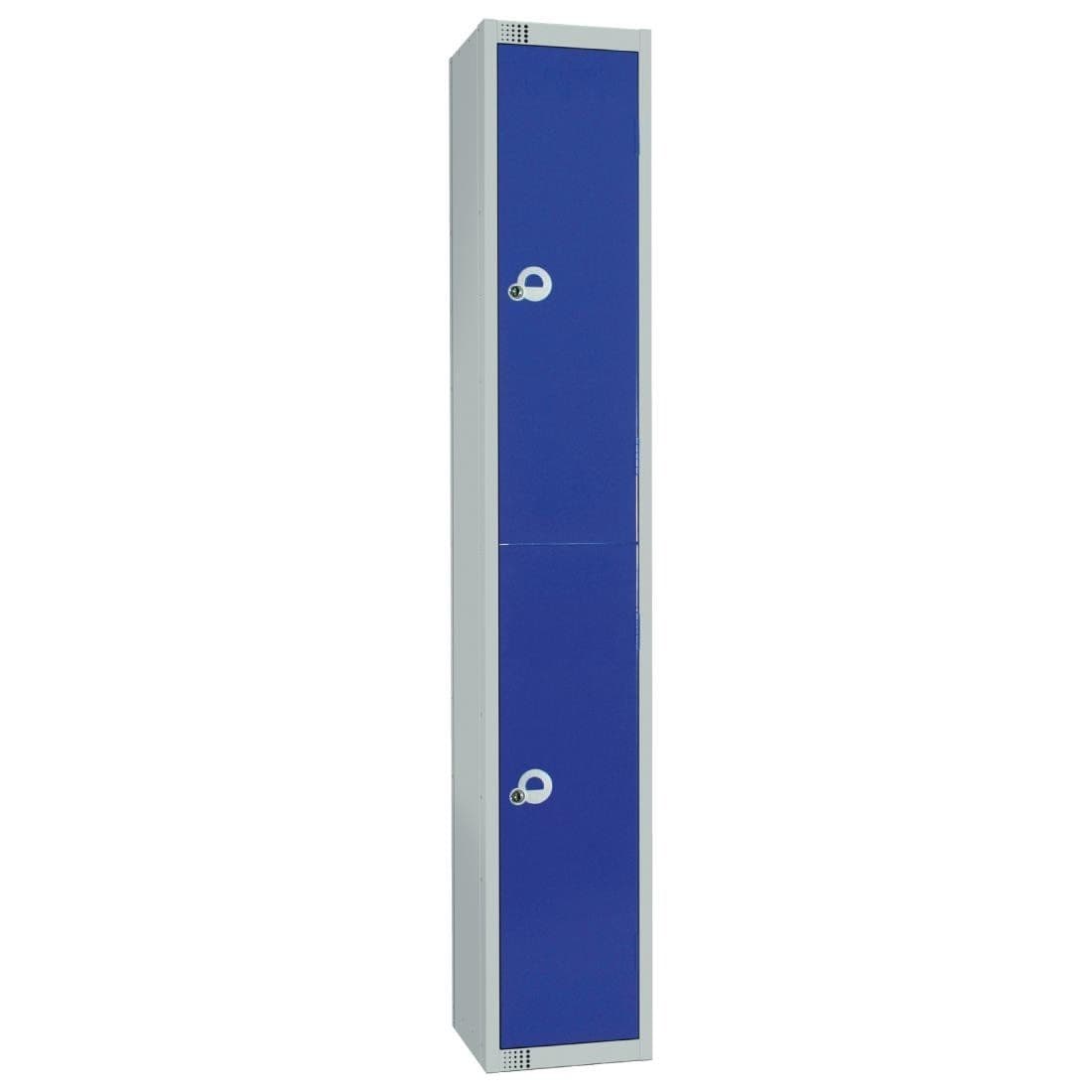 W975-CL Elite Double Door Manual Combination Locker Locker Blue