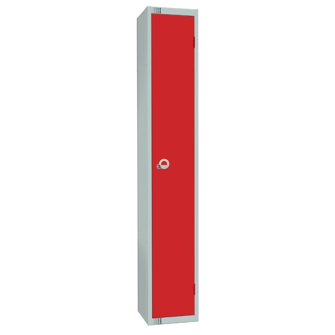W979-EL Elite Single Door Electronic Combination Locker Red