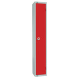 W979-P Elite Single Door Padlock Locker Red - JD Catering Equipment Solutions Ltd