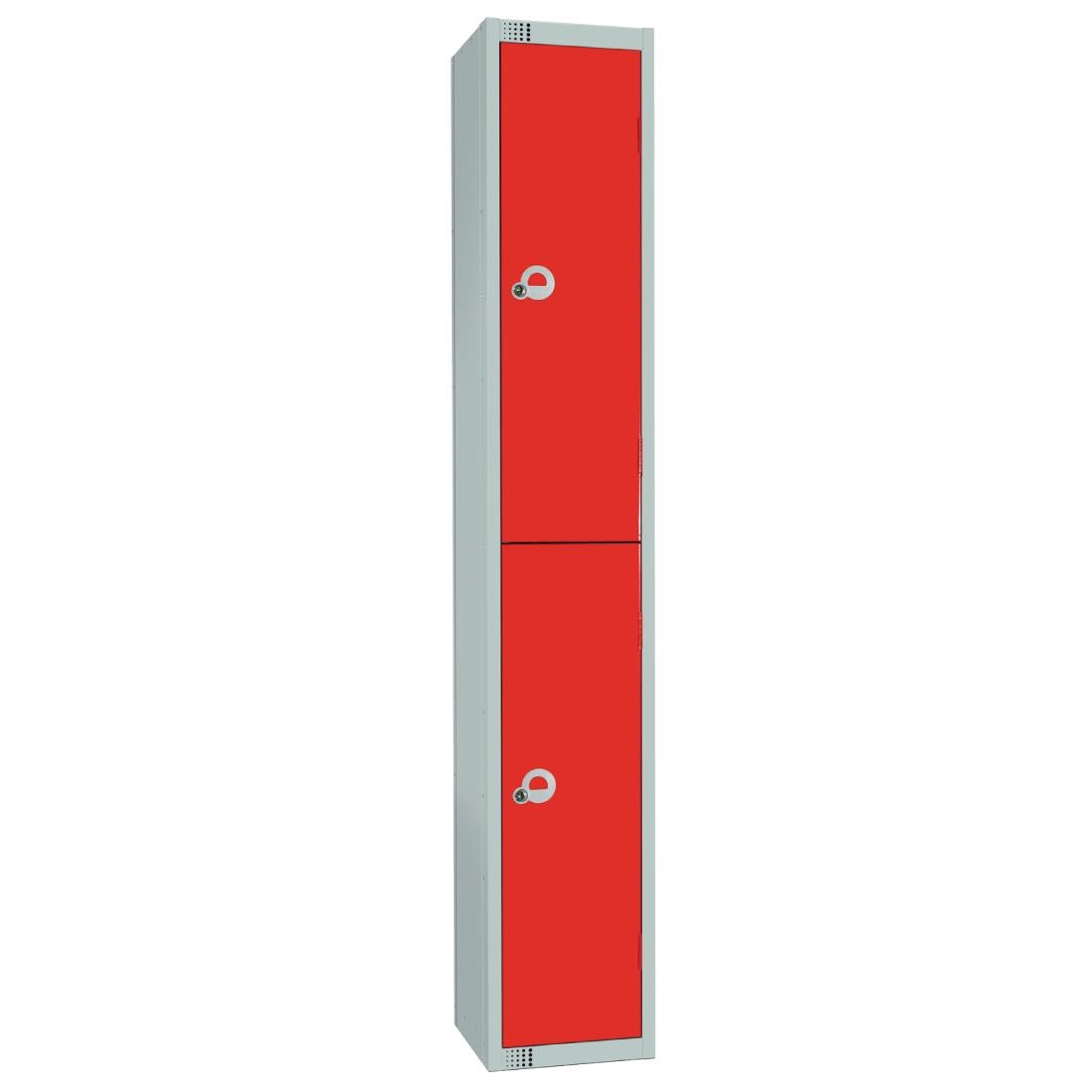 W980-CL Elite Double Door Manual Combination Locker Locker Red