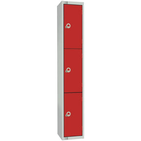W982-EL Elite Four Door Electronic Combination Locker Red - JD Catering Equipment Solutions Ltd