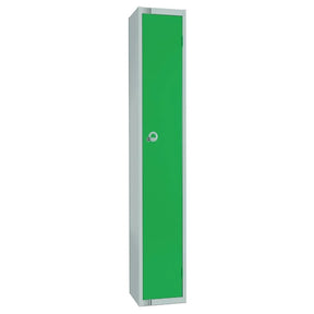 W984-CN Elite Single Door Coin Return Locker Green - JD Catering Equipment Solutions Ltd