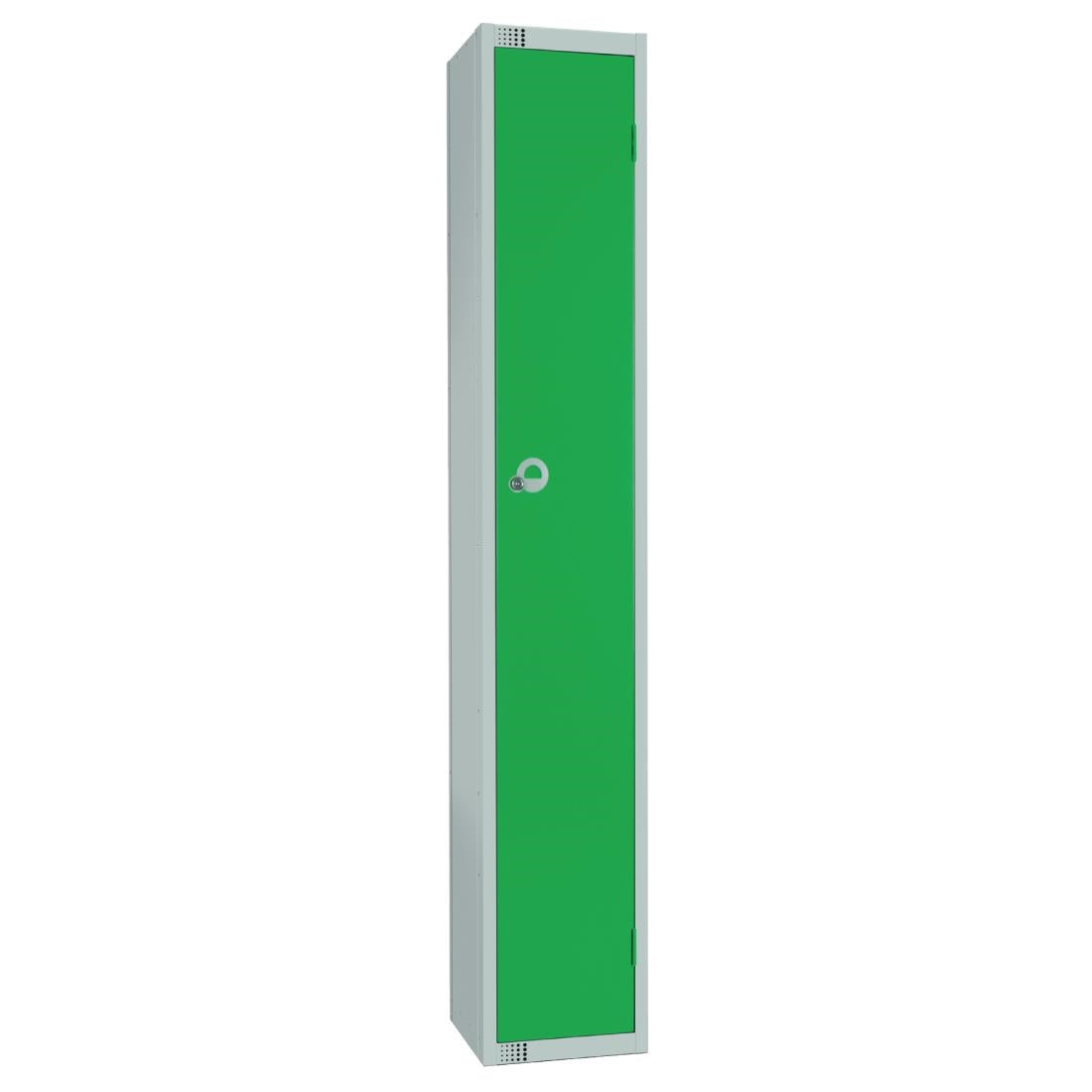 W984-ELS Elite Single Door Electronic Combination Locker with Sloping Top Green