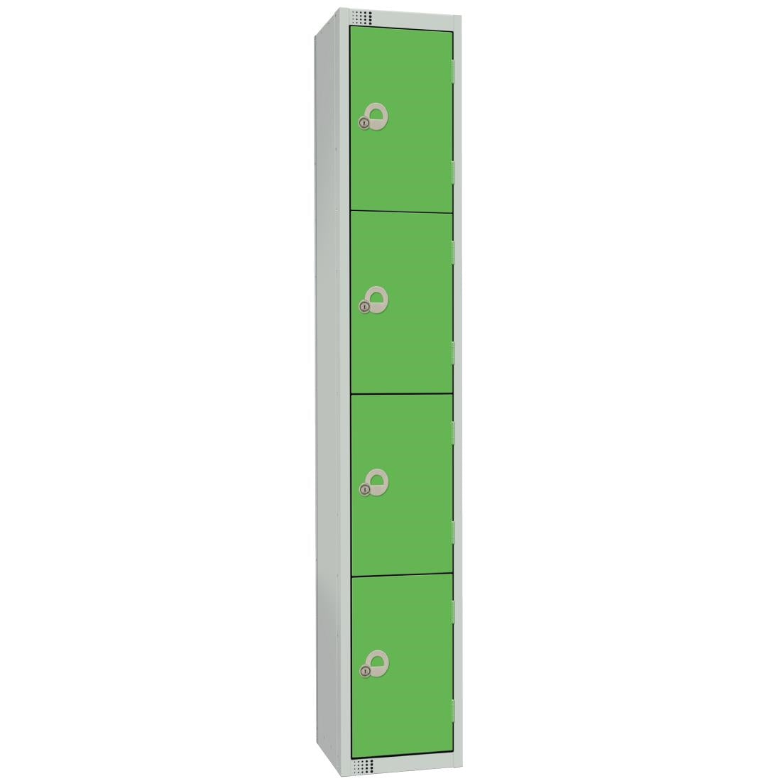 W987-CL Elite Four Door Manual Combination Locker Locker Green
