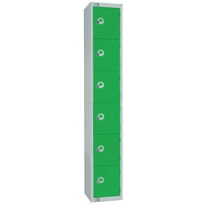 W988-EL Elite Six Door Electronic Combination Locker Green - JD Catering Equipment Solutions Ltd
