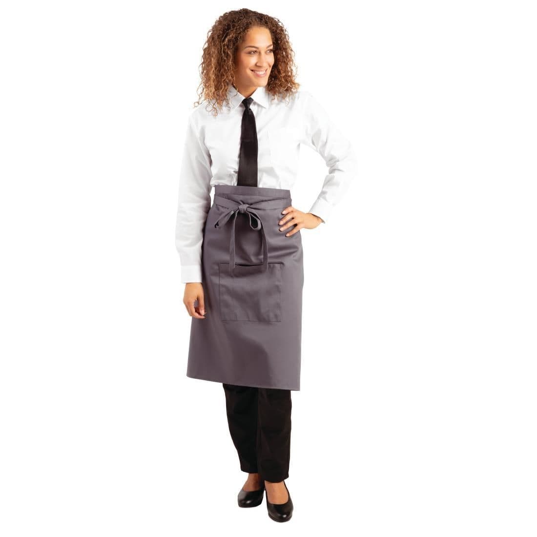 B158 Whites Regular Bistro Apron