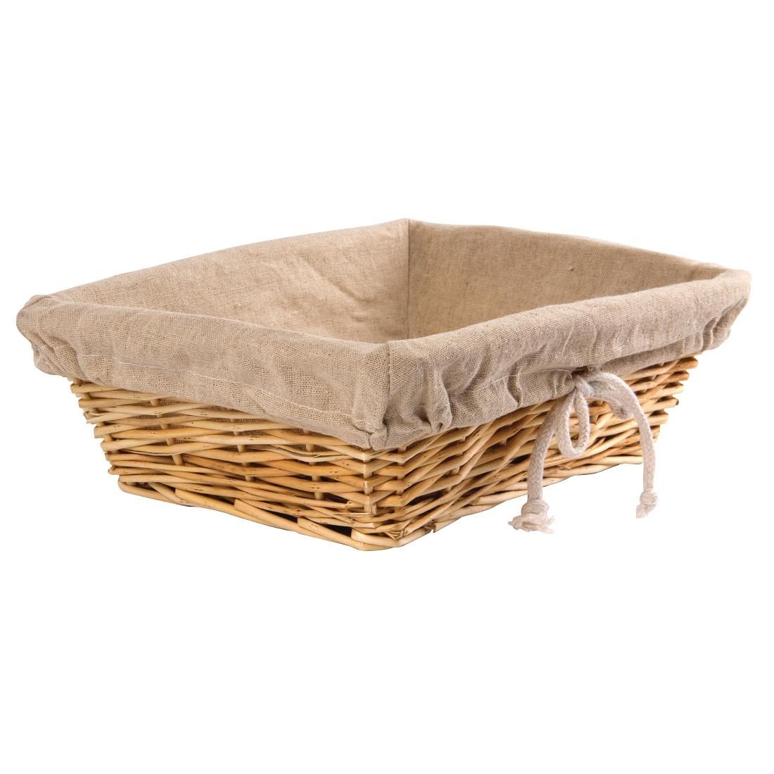 U746 Wicker Rectangular Basket