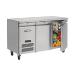 Williams Jade 2 Door 374Ltr Counter Fridge HJC2-SA - JD Catering Equipment Solutions Ltd