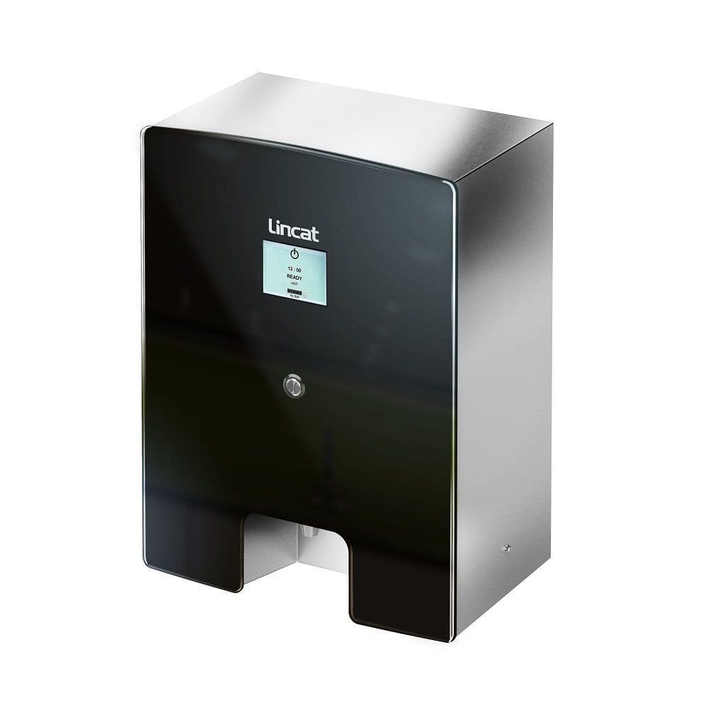 WMB5FX/PB/B - Lincat FilterFlow WMB Wall Mount Automatic Fill Push Button - Black Glass - 5L